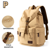 Mochila Vintage para Notebook - Impermeável